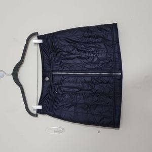 Athleta Toasty Buns Quielted Black Skirt Size 4